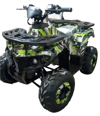 Квадроцикл детский ATV HAMMER 110 зелёный камуфляж (машинокомплект)