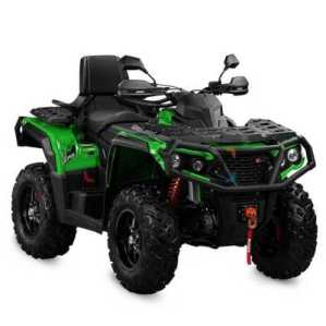 Квадроцикл AODES (Аодес) Pathcross ATV650L EPS двухместный зелёный с ПСМ