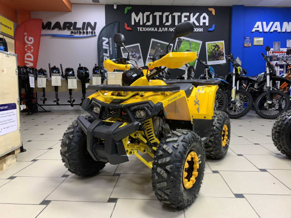 Квадроцикл детский MotoLand (Мотолэнд) VOX125 WILD X желтый (машинокомплект)