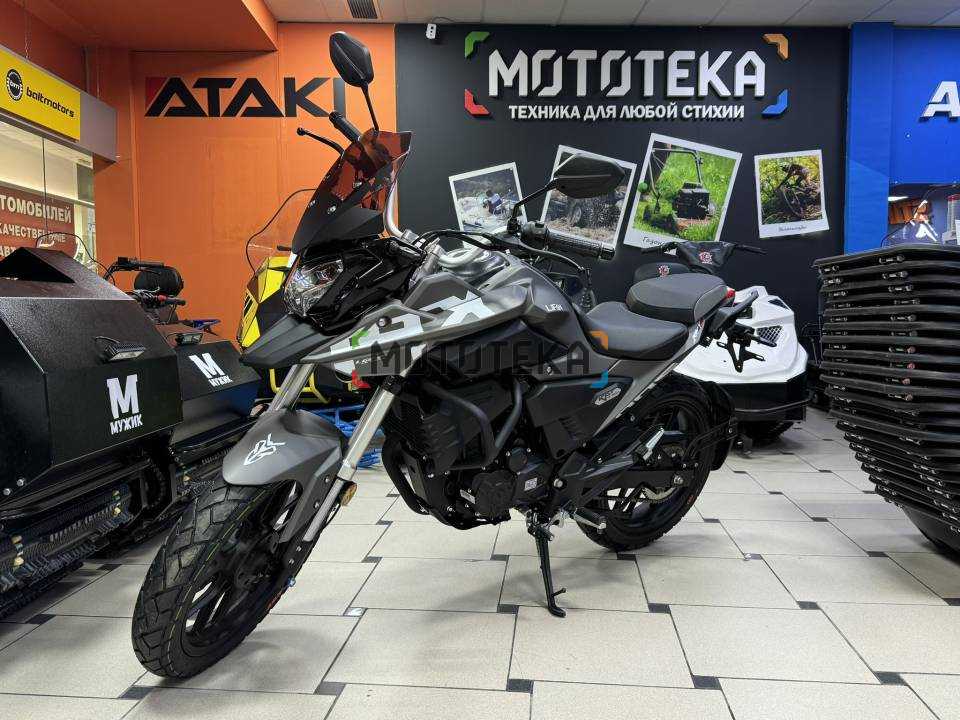 Мотоцикл дорожный Lifan (Лифан) KPT200 серый с ПТС