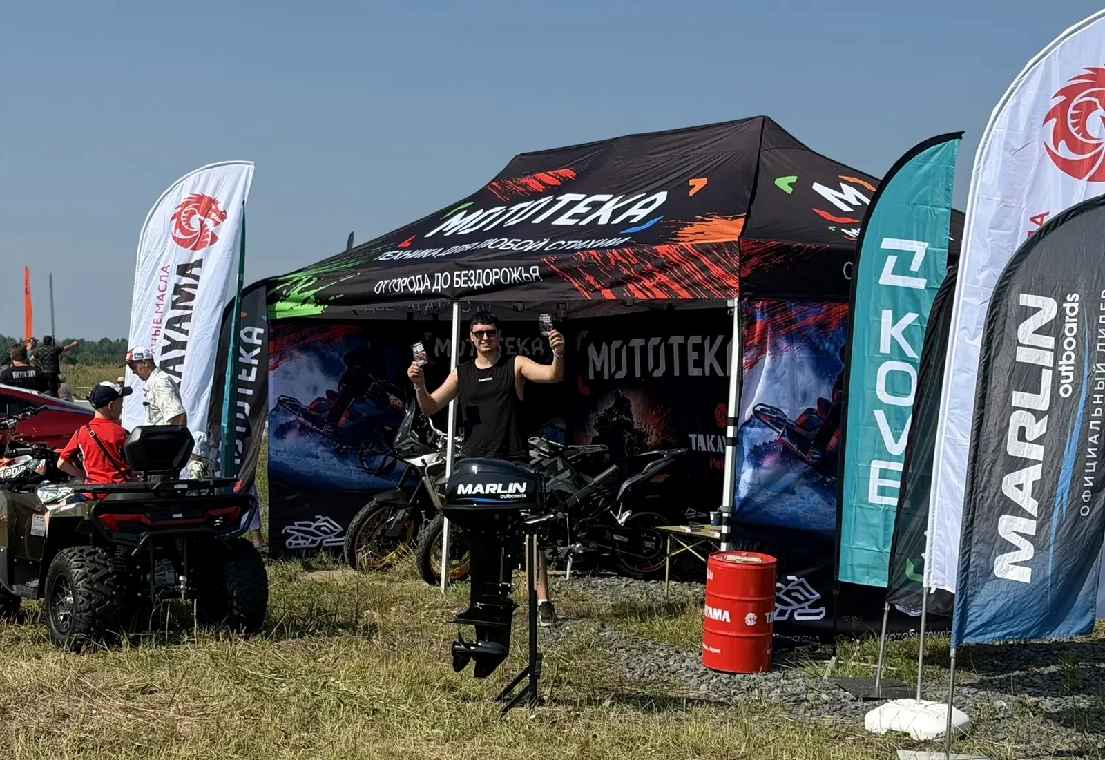 Фирменная площадка Мототеки на фестивале