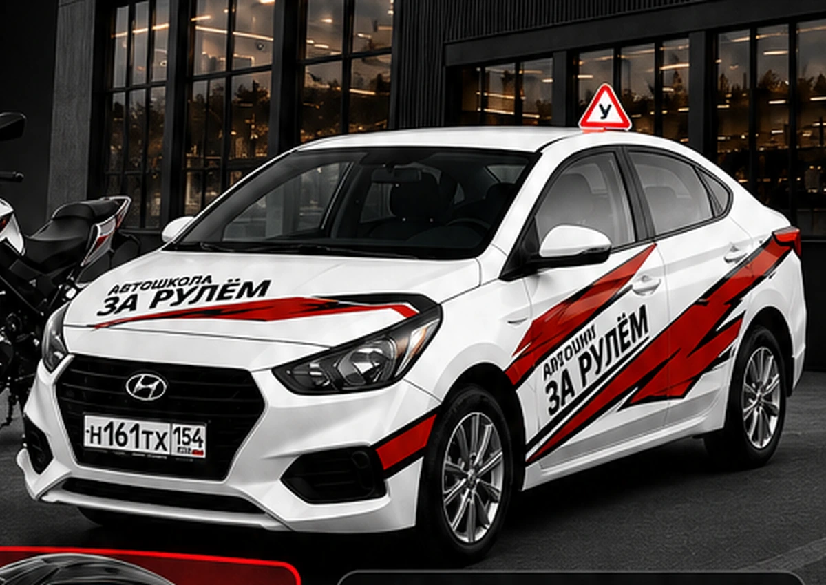 Учебный автомобиль автошколы За рулём
