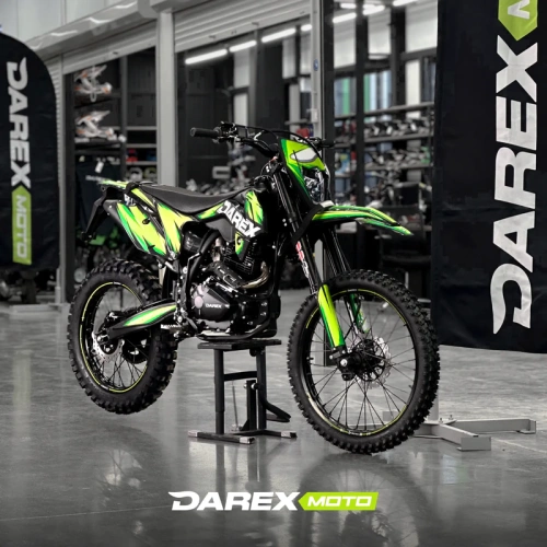 Мотоцикл кроссовый / эндуро Darex (Дарекс) MATAY 250 (black/green) (черный/зеленый) фото 6