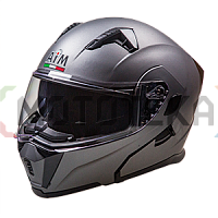 Шлем мото модуляр AiM (Аим) JK906 Grey Metal L