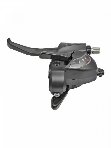 Шифтер Shimano (Шимано) Tourney EF41 левый 3ск трос 1800мм черный ASTEF41LBL