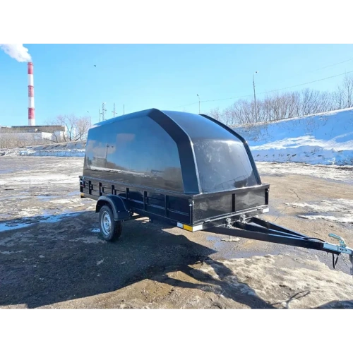 Прицеп с пластиковой крышкой БАРС 1021