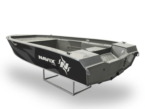 Лодка ПНД Navix (Навикс) R43 без консоли, румпельная фото 13