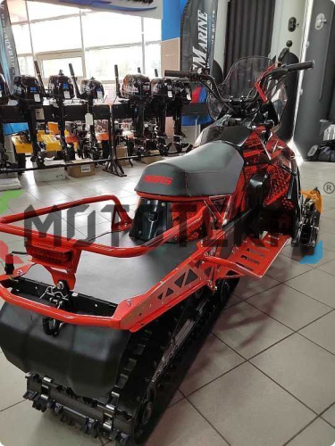 Снегоход IRBIS (Ирбис) SF 200 L Long чёрный/красный с ПСМ фото 22