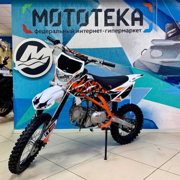 Питбайк Kayo (Кайо) BASIC TT125EM 17/14 KRZ (механ. сцепл.. эл. стартер 2022 г.) | Мототека