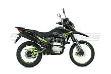 Мотоцикл кроссовый / эндуро ROCKOT (Рокот) XR250 чёрный/зелёный 21/18 с ЭПТС