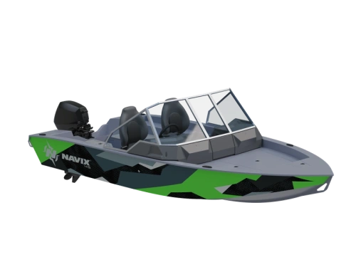Лодка ПНД Navix (Навикс) C43 2 консоли фото 16