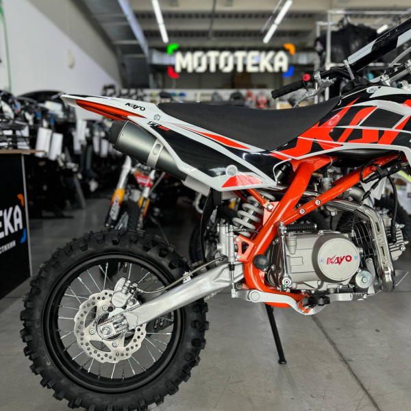 Питбайк KAYO (Кайо) BASIC K125EM 17/14 KRZ (механ. сцепл.. эл. стартер 2024 г.). обрешетка 1560012-789-3749 - купить с доставкой, по выгодной цене в интернет-магазине Мототека