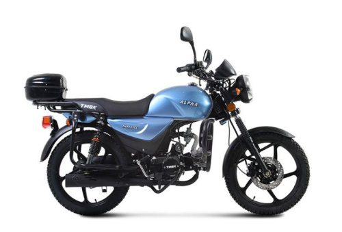 Мопед TMBK ALPHA 50 (110) Light Blue фото 7