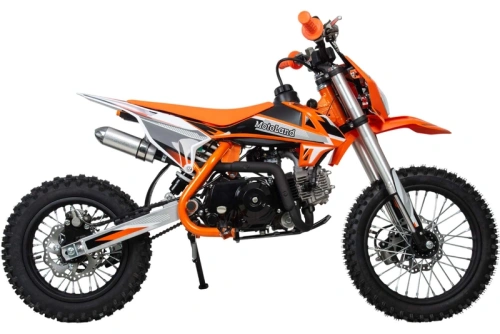 Питбайк MotoLand (Мотолэнд) SX 125 E 14/12 оранжевый фото 5