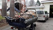 Лодка ПВХ ФЛАГМАН DK 500 AIR серый/синий
