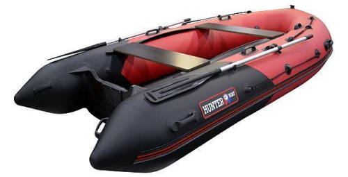 Лодка ПВХ Hunter (Хантер) 350 ПРО красный/чёрный фото 6 Лодка ПВХ Hunter (Хантер) 350 ПРО красный/чёрный фото 6