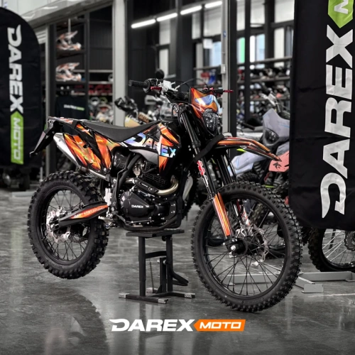 Мотоцикл кроссовый / эндуро Darex (Дарекс) MATAY 300 (orange/black) (черный/оранжевый) фото 4