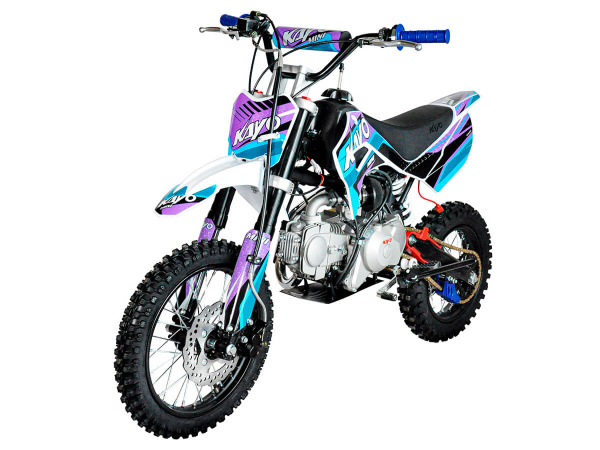 Питбайк KAYO (Кайо) MINI К125EM 14/12 (механ. сцепл.. эл. стартер 2024г.) | Мототека