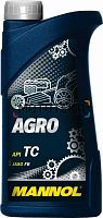 Масло моторное минеральное 7206 Mannol (Маннол) AGRO 1 л. для 2Т двигателей садового оборудования
