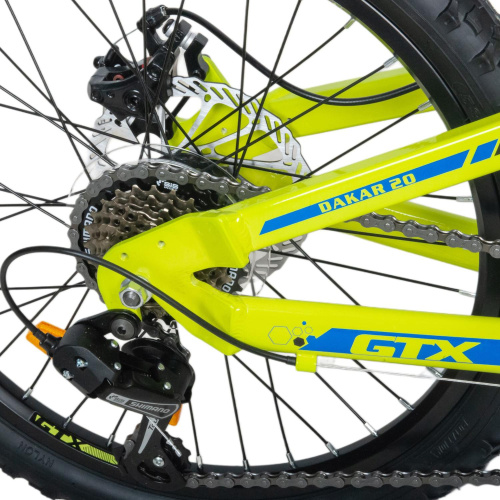 Велосипед 20" GTX (MotoLand) DAKAR (рама 10.5") (000075) (желтый) фото 5