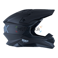 Шлем мото кроссовый Sparx (Спаркс) Fenix (JK6803) чёрный матовый 2XL