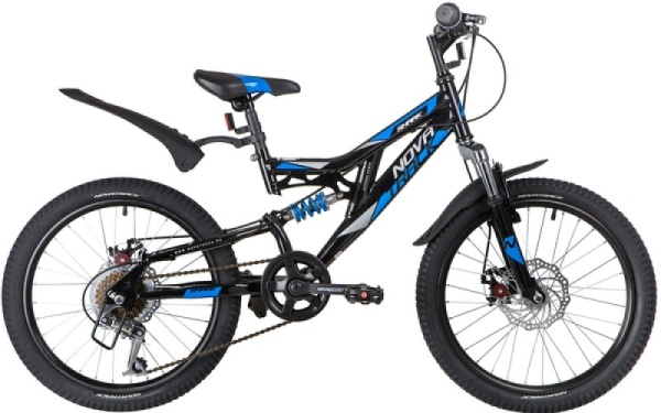 Детский велосипед Novatrack (Новатрак) Shark Disc 20" (2020)