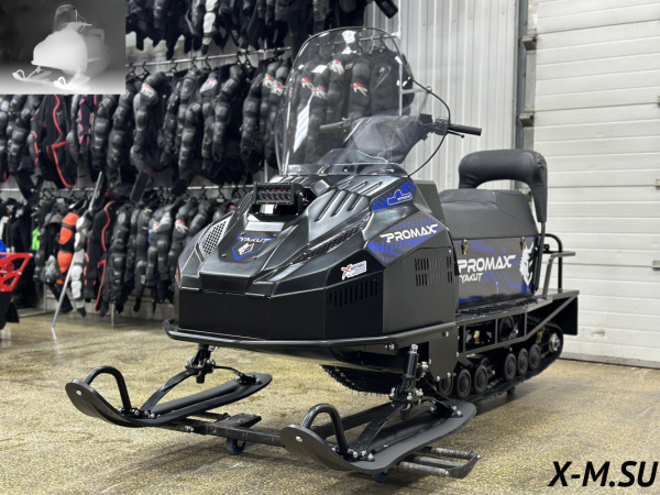 Снегоход PROMAX (Промакс) YAKUT 2.0 R/К 500 LONG 27 л.с. синий/чёрный (машинокомплект) | Мототека