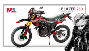 Новые расцветки! Мотоцикл кроссовый / эндуро MotoLand (Мотолэнд) 250 ENDURO BLAZER (XF250-B) с ПТС