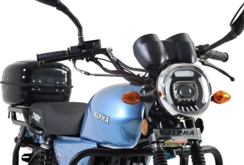 Мопед TMBK ALPHA 50 (110) Light Blue фото 2