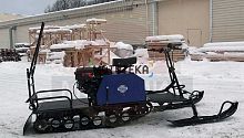 Мотобуксировщик Лидер - 2 - 3Т - 15АП (3 тележки) с лыжным модулем 15 л.с.. АДАПТИВНАЯ ПОДВЕСКА