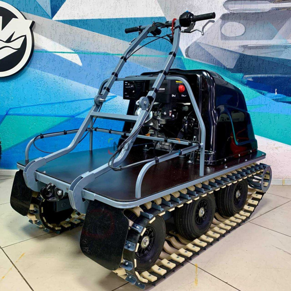 Всесезонный мотобуксировщик вездеход KOiRA (Койра) T 15. ДВС 15 л/с с ручным стартером. (Стеклопластиковый) | Мототека
