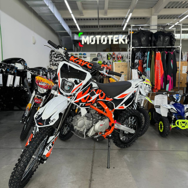 Питбайк KAYO (Кайо) BASIC K125EM 17/14 KRZ (механ. сцепл.. эл. стартер 2024 г.). обрешетка 1560012-789-3749 - купить с доставкой, по выгодной цене в интернет-магазине Мототека