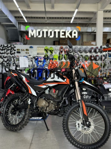 Мотоцикл кроссовый / эндуро Мотомир Adventure 250 белый/чёрный/оранжевый с ПТС фото 7