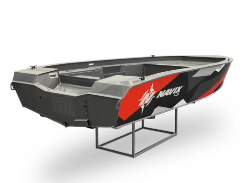 Лодка ПНД Navix (Навикс) R43 без консоли, румпельная фото 12