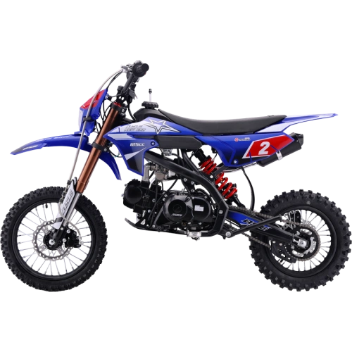 Мотоцикл кроссовый / эндуро BSE (БСЕ) NEW ERA 125 Mayhem Blue фото 2