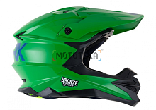 Шлем мото кроссовый Sparx (Спаркс) Fenix (JK6803) зелёный 2XL
