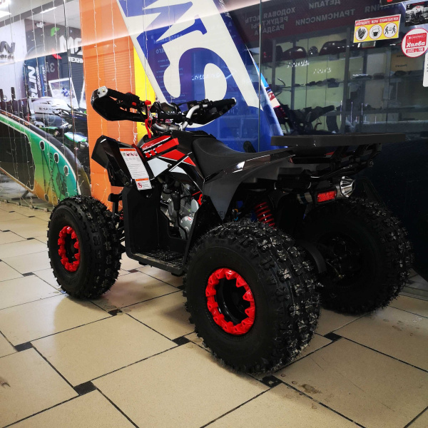 Квадроцикл детский Мотомир ATV Sporty красный/чёрный (машинокомплект) | Мототека