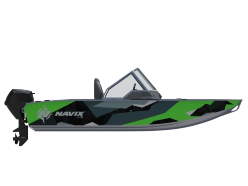 Лодка ПНД Navix (Навикс) C43 2 консоли фото 17