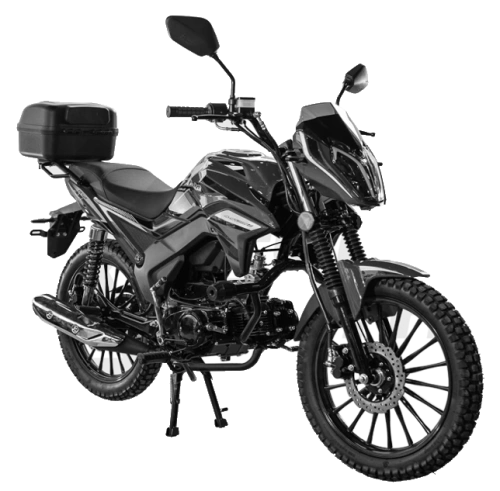 Мопед FXMOTO (ФХМото) STORM SAMAX II OFF ROAD чёрно-серый Мопед FXMOTO (ФХМото) STORM SAMAX II OFF ROAD чёрно-серый