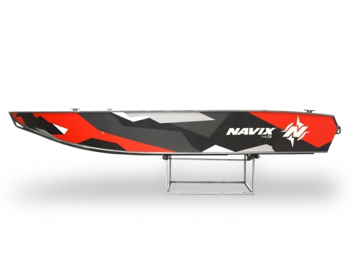 Лодка ПНД Navix (Навикс) R43 без консоли, румпельная фото 17