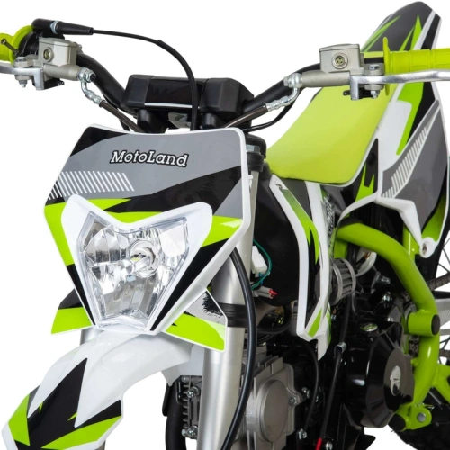 Питбайк MotoLand (Мотолэнд) SX 125 E 14/12 зелёный фото 6 Питбайк MotoLand (Мотолэнд) SX 125 E 14/12 зелёный фото 6