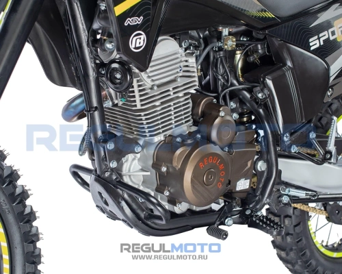 Мотоцикл кроссовый / эндуро Regulmoto (Регулмото) Sport - 003 PR 300 6 передач жёлтый/чёрный с ПТС фото 16