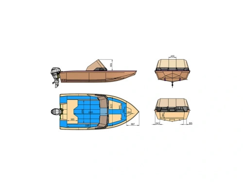Лодка ПНД Navix (Навикс) C43 2 консоли фото 8