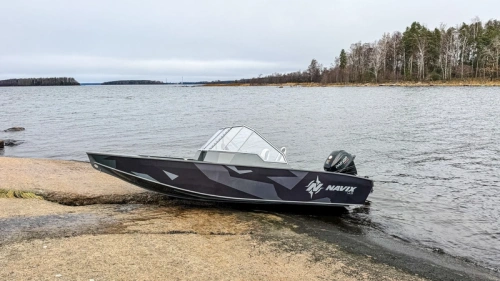 Лодка ПНД Navix (Навикс) C43 2 консоли фото 19