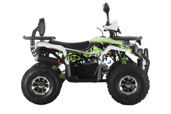 Квадроцикл детский Мотомир ATV ARMIS 125 белый/зелёный (машинокомплект) | Мототека