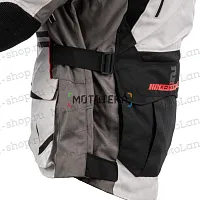 Куртка мотоциклетная (текстиль) GTX EJ-2404 LIGHT GREY (M)