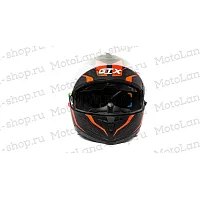 Шлем мото интеграл GTX 5672 №4 (XL) BLACK/RED GREY