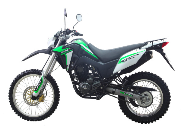 Мотоцикл кроссовый / эндуро LIFAN (Лифан) LF250GY - 3 зелёный | Мототека