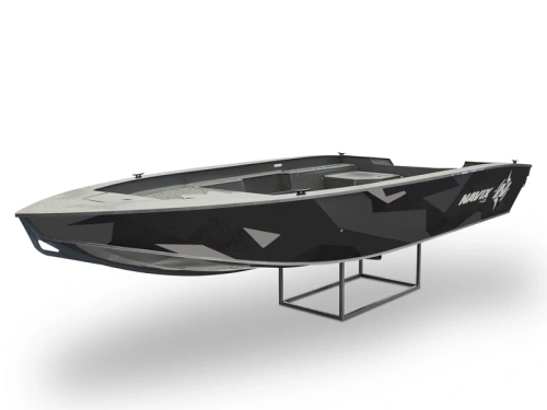 Лодка ПНД Navix (Навикс) R43 без консоли, румпельная фото 20