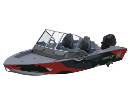 Лодка ПНД Navix (Навикс) C43 2 консоли фото 15